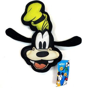 Disney Mickey & Friends Tough Plush Goofy Dog Toy - Squeaker Inside